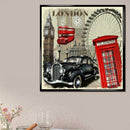London City 5D Full Drill Round Diamond Painting Embroidery Kits Craft Gift