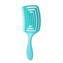 Hollow Hair Brush Scalp Massage Comb Hairdressing Styling Hairbrush (Green) A