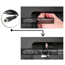 4K Digital TV Antenna 50 Mile Mini Indoor Active HDTV Aerial with Amplifier A