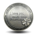 Commemorative coin lucky love word romance couple collection art gift souveni ES