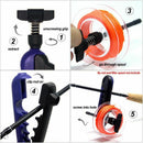 Portable Universal Fishing Line Spooler Adjustable for Various Sizes Rod Bo H9T2