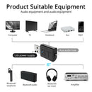 Wireless Bluetooth Transmitter Receiver Audio Music Adapter Dongle for Car TV PC