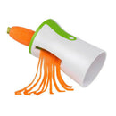 1 pc Spiral Funnel Vegetable Grater ABS Stainless Steel Carrot Cucumber Sli W5U6