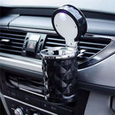 Blue Led Light Car Ashtray Fireproof Material Easy Clean Car Ashtray Fit Mo O8I5
