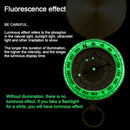 Camping Hiking Pocket Golden Compass Compass Navigation for Outdoor Activiti Ew