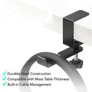 Metal Gaming Headset Hanger 360 Rotatable Desktop Headphone Hook Bracket A