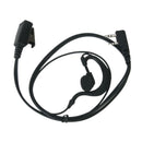 Earpiece 2 Pin G-Shape Security Headset Inline PTT Mic Earphone for KENWOOD