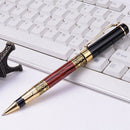 Chinese Classical Roller Ball Pen Elegant Golden Metal Ballpoint Pen for Of E3C5
