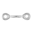 Stainless Steel Bimini Boat Top Pad Eye Straps Tie Down Kayak Deck Loops