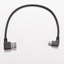Micro USB 5 Pin Male to 2.0 A Male Cable Converter 90 Degree Adapter Right LI