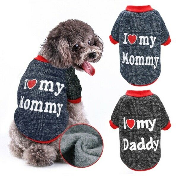 Warm Dog Clothes Sweatshirt Outfit Coat For Small Dogs Cats Pet Chihuahua A U4O8