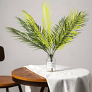 1PC Artificial Palm Leaves 50cm Green Plastic Faux Fern Cycas Home Garden Decor