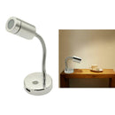Marine Boat Reading Lamp Caravan Camper Interior Lighting with USB Port Metal