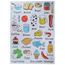 Kitchen Refrigerator Door Stickers Decorative Food Fruit Removable Wall Stic BX