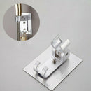 2PCS Free Punching Space Aluminum Shower Base Without Hooks Adjustable Ba DWP