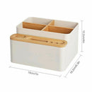Simple Japan Style Detachable Desktop Storage Box For Remote Control Mobile T1A2