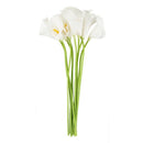 Calla Lily Bridal Wedding Bouquet 10 head Latex Real Touch KC51 White