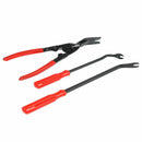 3x Car Door Panel Clips Pliers Trim Removal Fastener Puller Repair Tool Combo
