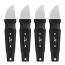 Metal Pry Blade Opener with Rubber Handle LCD Screen Repair Teardown Cutter