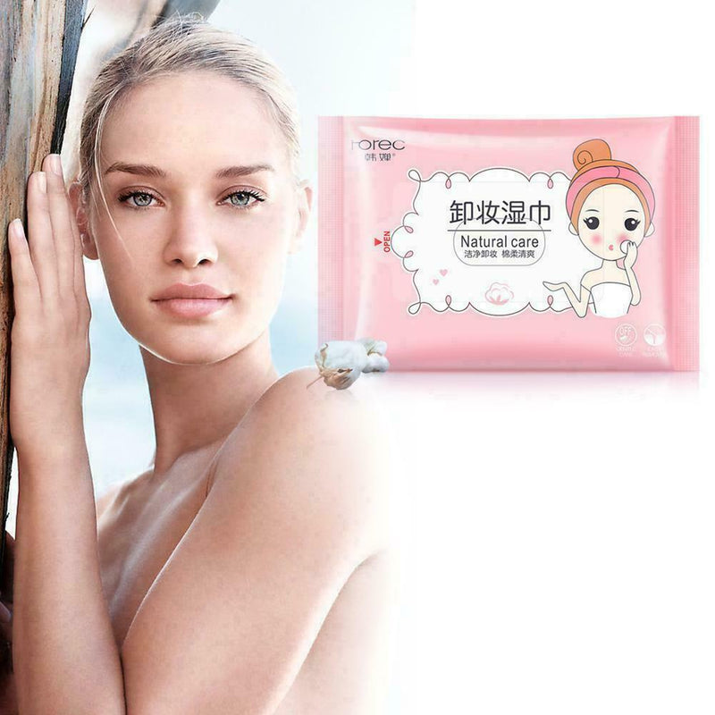 25pcs/bag Sensitive Facial Skin Cleansing Cloths Remove Makeup Skin Dirt Q5Z3