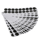 900pcs Self Adhesive Shooting Paper Shooting Stickers Patches Black for Sporting
