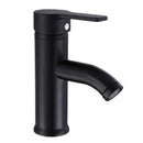 Stainless Steel Bathroom Basin Faucet Single Handle Cold and Hot Water Mixe V5B9