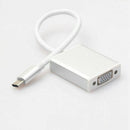 Type C USB 3.1 Male to VGA Female Converter Cable for Macbook Chromebook