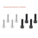 24pcs Metal Montain Bike Water Bottle Cage Holder Bolts Screws M5 Accs