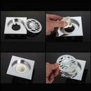 Sink Smell Proof Adjustable Size Drain Cover Bathroom Strainer Balcony Trap Z1G1