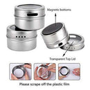 Magnetic Spice Jar with Spice Holder Stainless Steel Spice Jar Spice Storag