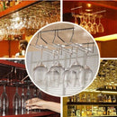 Under Cabinet Stemware Wine Glass Holder Storage Rack 2.17 Inch Deep