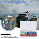 200x European Car Fuse Box Assortment 5A 8A 10A 16A 25A Torpedo Auto Fuse