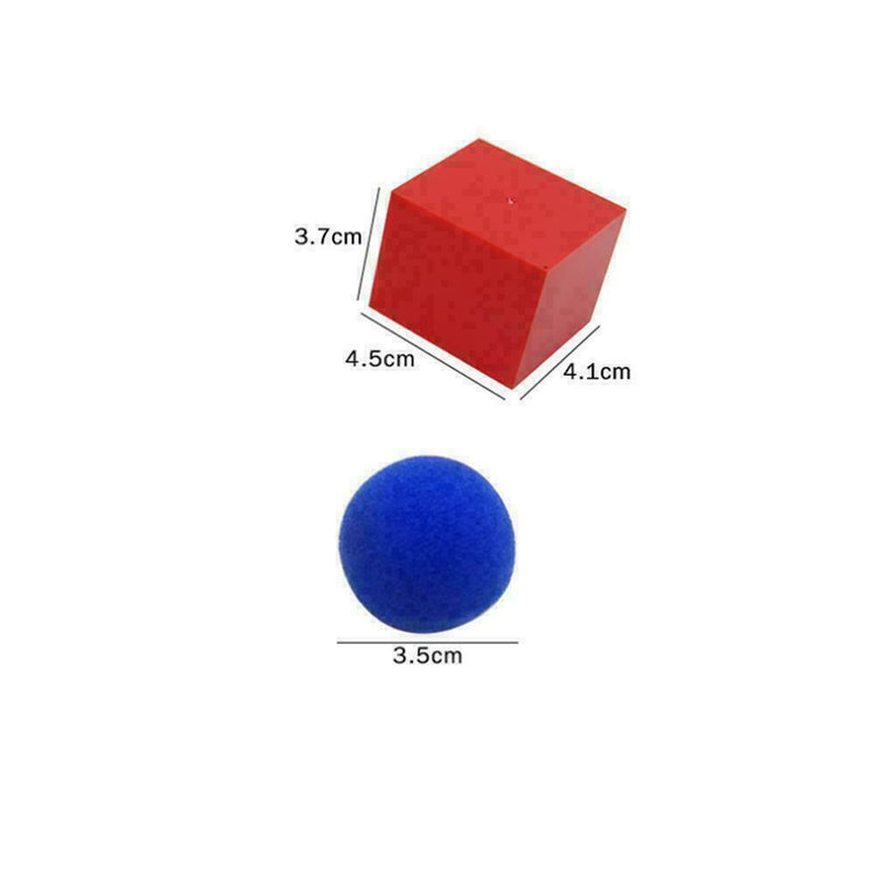 Boxes Red Blue Yellow Sponge Ball Magic Trick Black Box Mystery O8Q5 C7S4