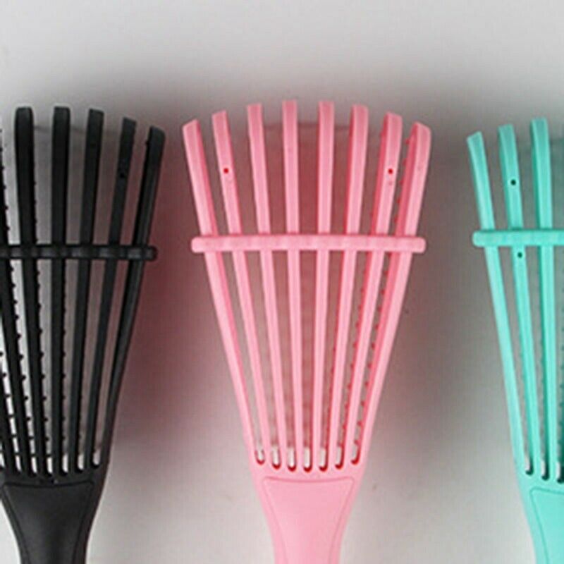 Pink Women Hair Scalp Massage Comb Hairbrush Wet Curly Detangle Hair Brush  L4Z1