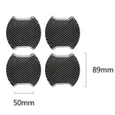 4Pcs Car Handle Protection Film Universal Invisible Car Carbon Fiber Door H