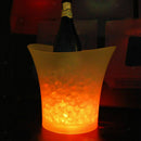 LED Luminous Ice Bucket Beer Wine Whisky Cooler Bowl 5L for Club Bar Party Multi