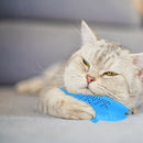 2 Pack Catnip Toys for Cats Natural Rubber Simulation Fish Shape Interactiv