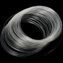Fisherman Monofilament Fluorocarbon Fishing Leader Line 1.2mm Dimeter white