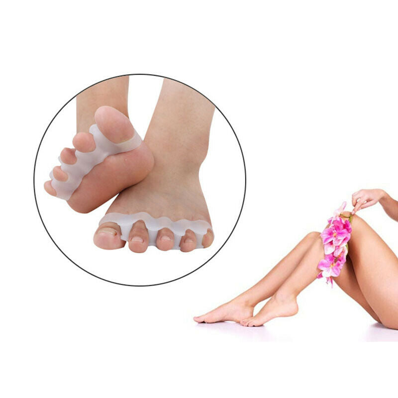2x Gel Silicone toe separator Bunion Guard Foot Toe korrektu Toe J0Y3 Y4N1
