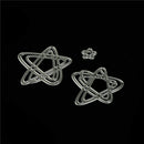3X Christmas Double Stars Cutting Dies Stencils DIY Scrapbooking Photo Album  JR