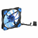 15 Lights LED PC Computer Chassis Fan Case Heatsink Cooler Cooling Fan DC 1 C2E3