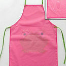 Lovely Kids Children Baby Girls Cartoon Printed Waterproof Cooking Apron (P B5Y4