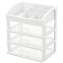Transparent Cosmetic Makeup Jewelry Stationery Drawers Storage Rack Box Org