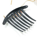 10 Pieces Plastic Side Hair Comb Pin Clip Accessories for Women Ladies Black