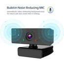 2MP Full HD 1080P Webcam with Built-in Microphone USB Beauty Web Camera