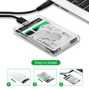 Transparent USB3.0 HDD Case Tool Free UASP Hard Drive Enclosure Cl WsJ.kz
