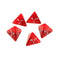 Pack Of 25 Four Sided Dice Polyhedral Dice Family
