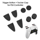 8 in 1 Rocker Caps L2 R2 Trigger Buttons for PS5 Thumb Stick Grip Cover  A