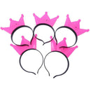 5pcs LED Flashing Diadem Crown hair band Christmas Birthday Party Prince Pr