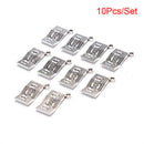 10Pcs Alloy Wave Shape Dollar Charms Pendant Finding DIY Making Jewelry  OZ